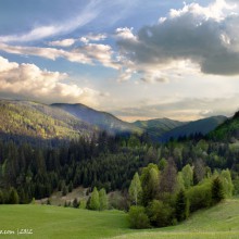 Západ slnka nad Osrbliankou